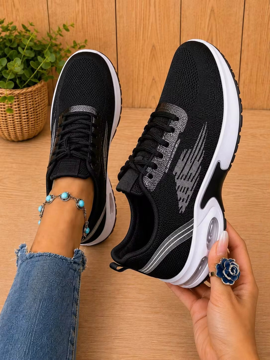 Women's Summer Outdoor Thin Mesh Sneakers, Low Top Lace Up Lightweight Breathable Sports Shoes, Walking Tennis Soccer Casual Sneakers, Pink Shoes