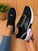 Women's Summer Outdoor Thin Mesh Sneakers, Low Top Lace Up Lightweight Breathable Sports Shoes, Walking Tennis Soccer Casual Sneakers, Pink Shoes